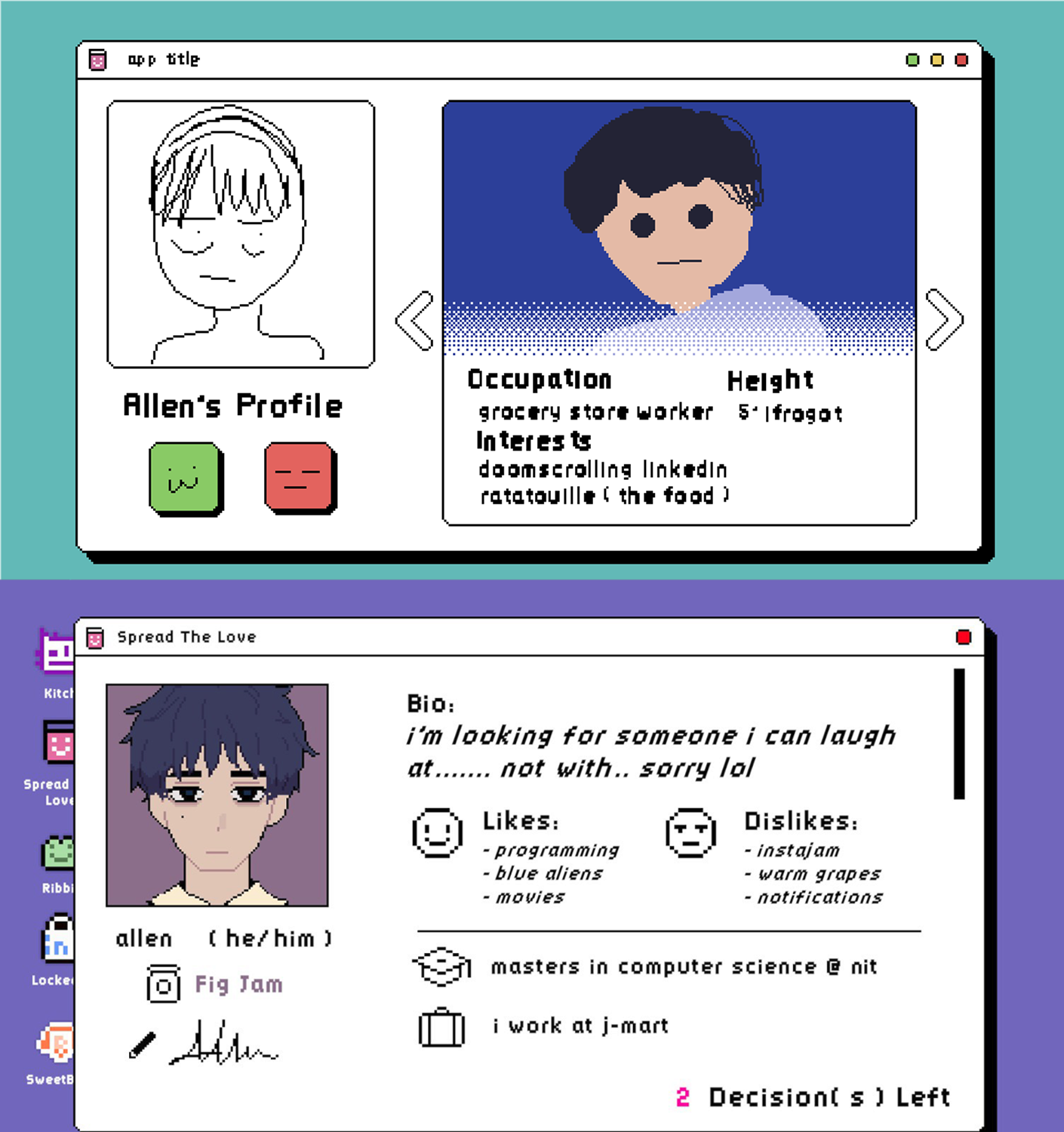 Dating Profile UI